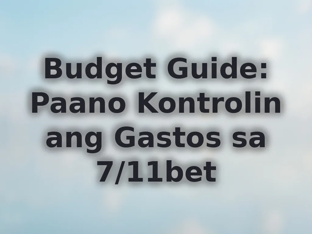 Tips sa Bankroll Management